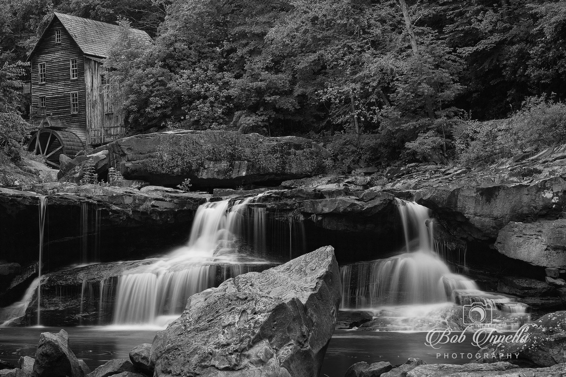 Glade Creek Grist Mill - Grist Mill in Babcock State Park, West Virginia by Buckmaster