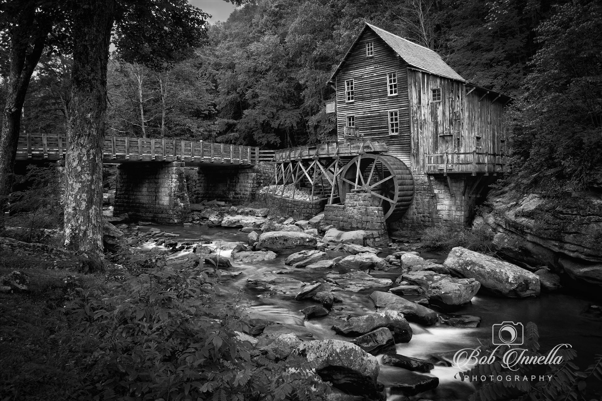 Glade Creek Mill, Babcock State Park, WV -  by Buckmaster