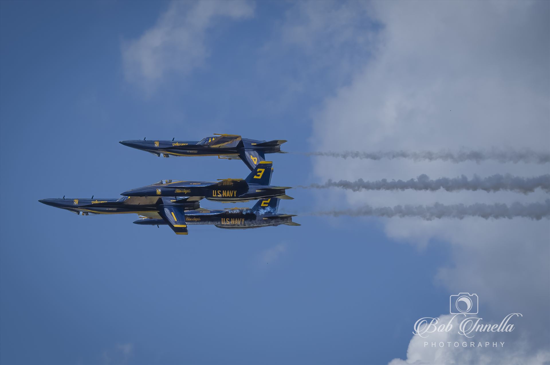 US Navy Blue Angels Aerobatics -  by Buckmaster