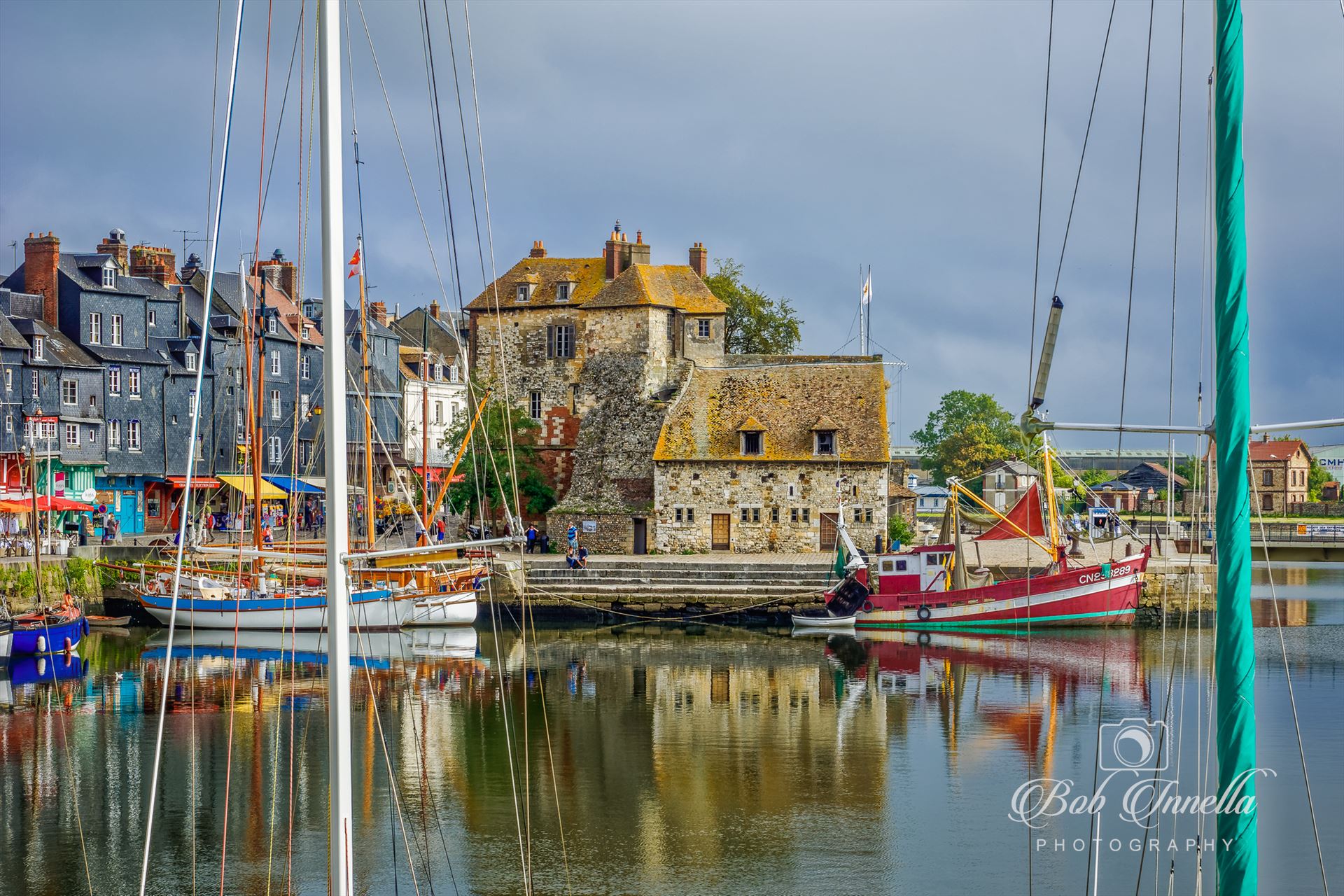 Marina in Honfleur,France - Honfleur France 2014 by Buckmaster