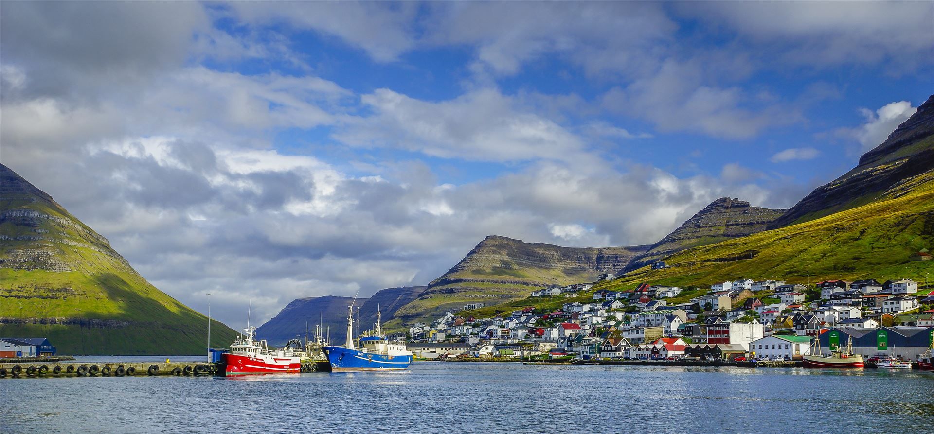Klaksvik,Faroe Islands - Klaksvik Harbor by Buckmaster